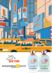 Mandarina Duck Let's Travel To New York EDT 100ml for Men Without Package Men`s Fragrance without package